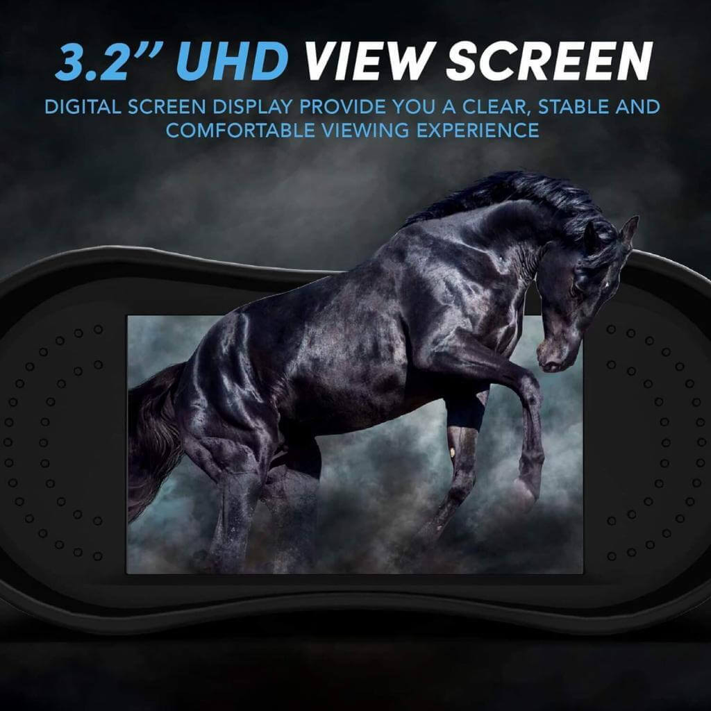 uhd view screen jstoon 4k night vision binoculars