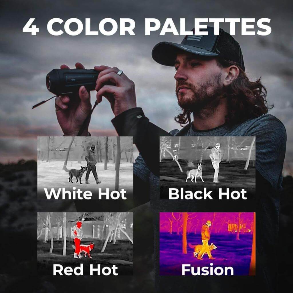 AGM Global Vision Thermal Monocular four COLOR PALETTES