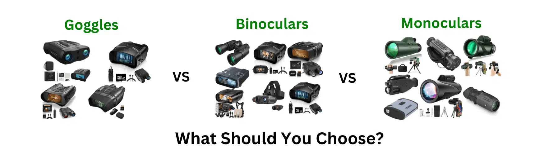 goggles-vs-binoculars-vs-monoculars-images