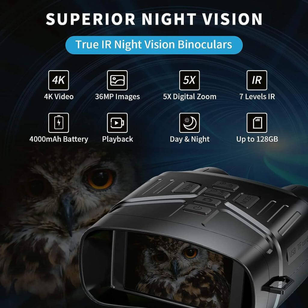 true ir night vision binoculars