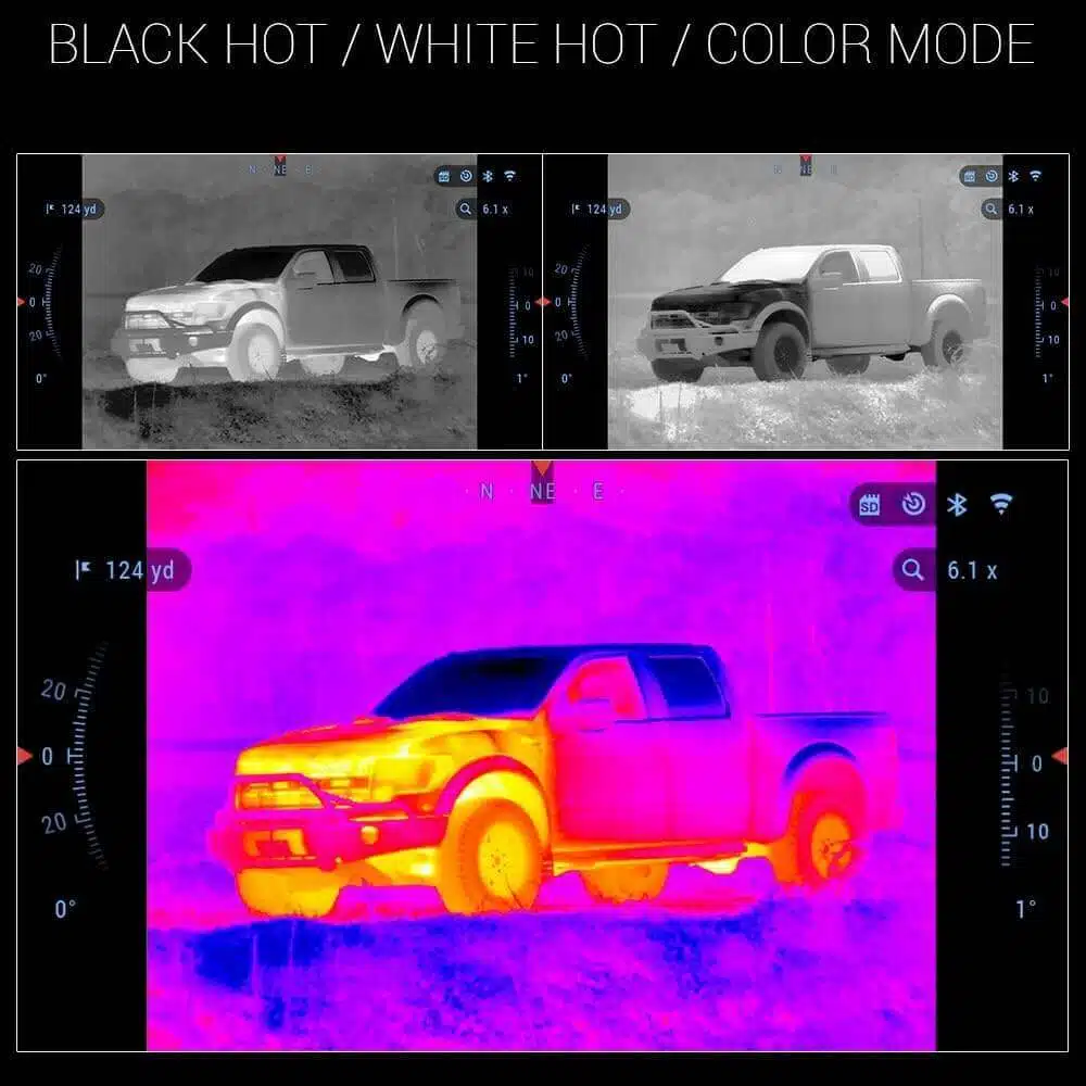Black Hot, White Hot, Color Mode