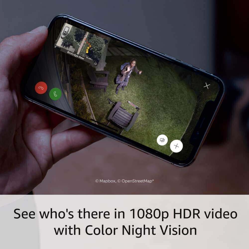 Ring Spotlight Cam Pro Camera Bird's Eye View