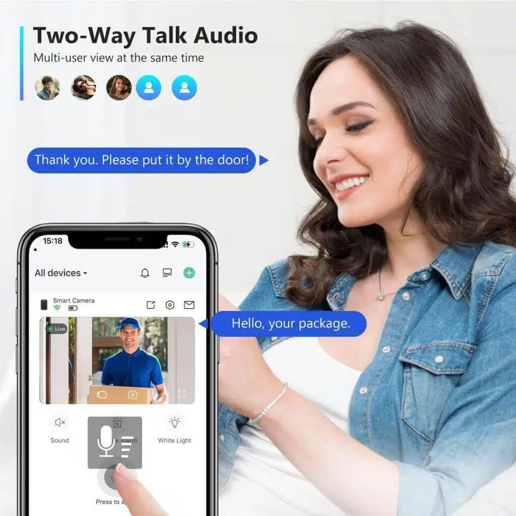 Two-Way Talk Audio & Multi-User Viewing Communication Simplified