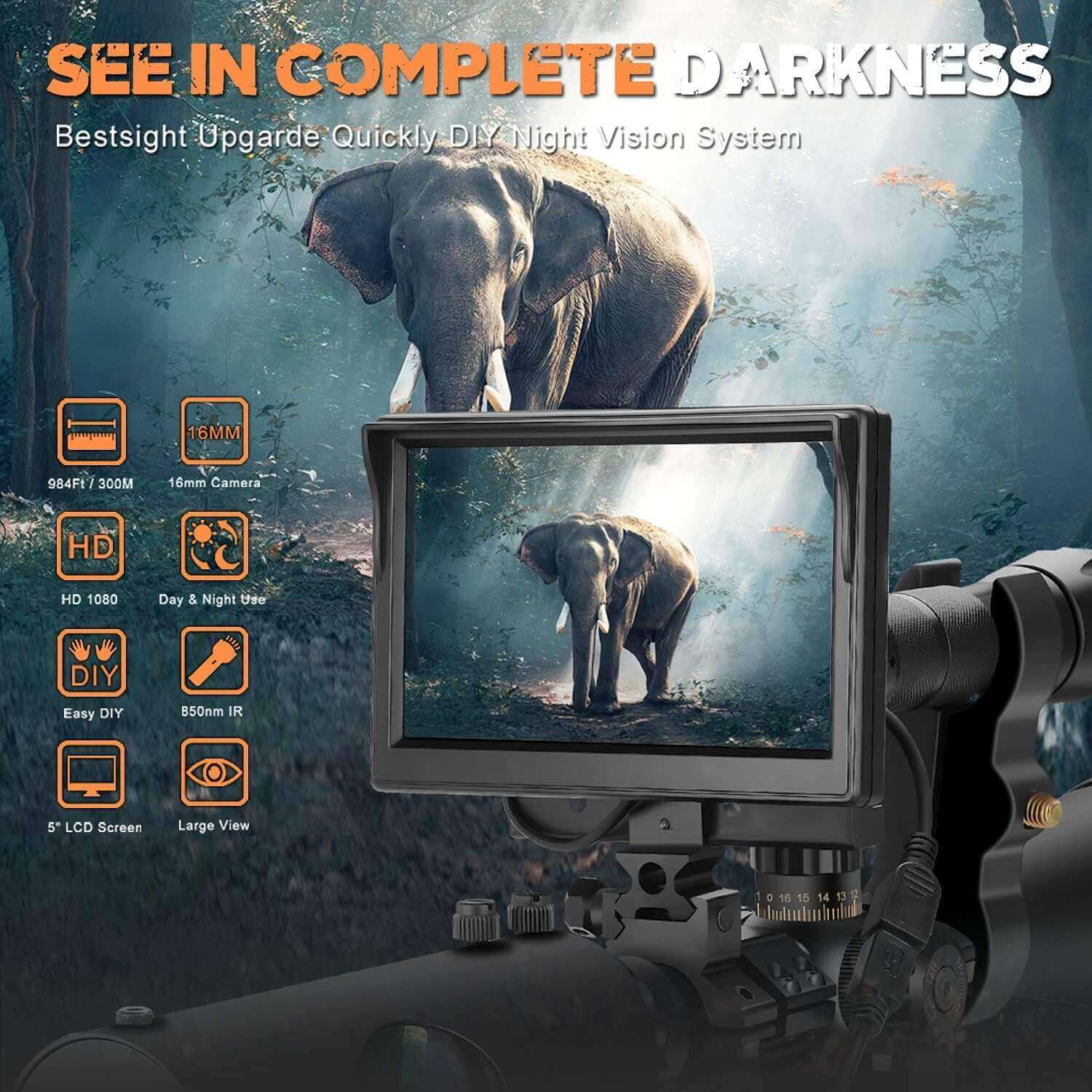 BESTSIGHT Night Vision Scope Detail Features