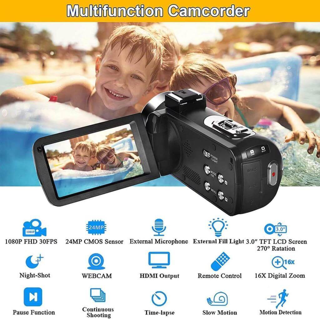 Multifunction Camcorder